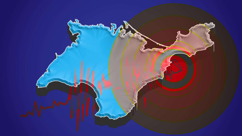 Землетрясение в Крыму оценили в В Институте теории прогноза