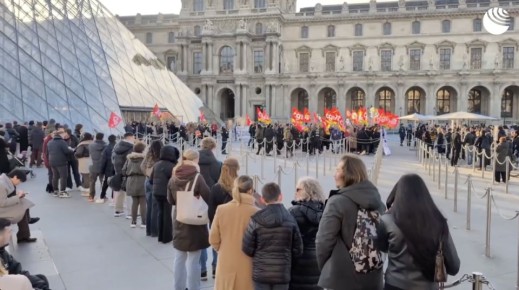 Лувр закрыт из-за забастовки сотрудников