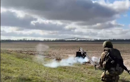 У Днепра уничтожено замаскированное орудие ВСУ
