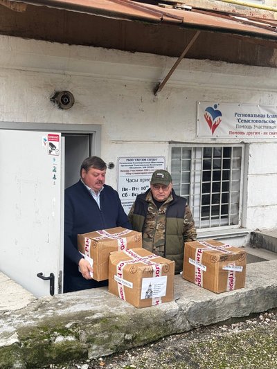 ZaМИР. Сергей Колбин принял участие в передаче гумпомощи