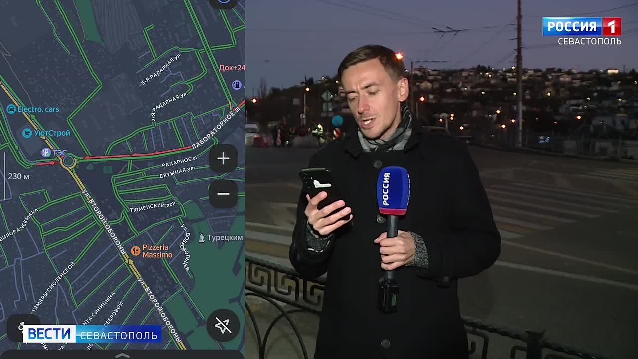 На Днепровском мосту работает наша съёмочная группа