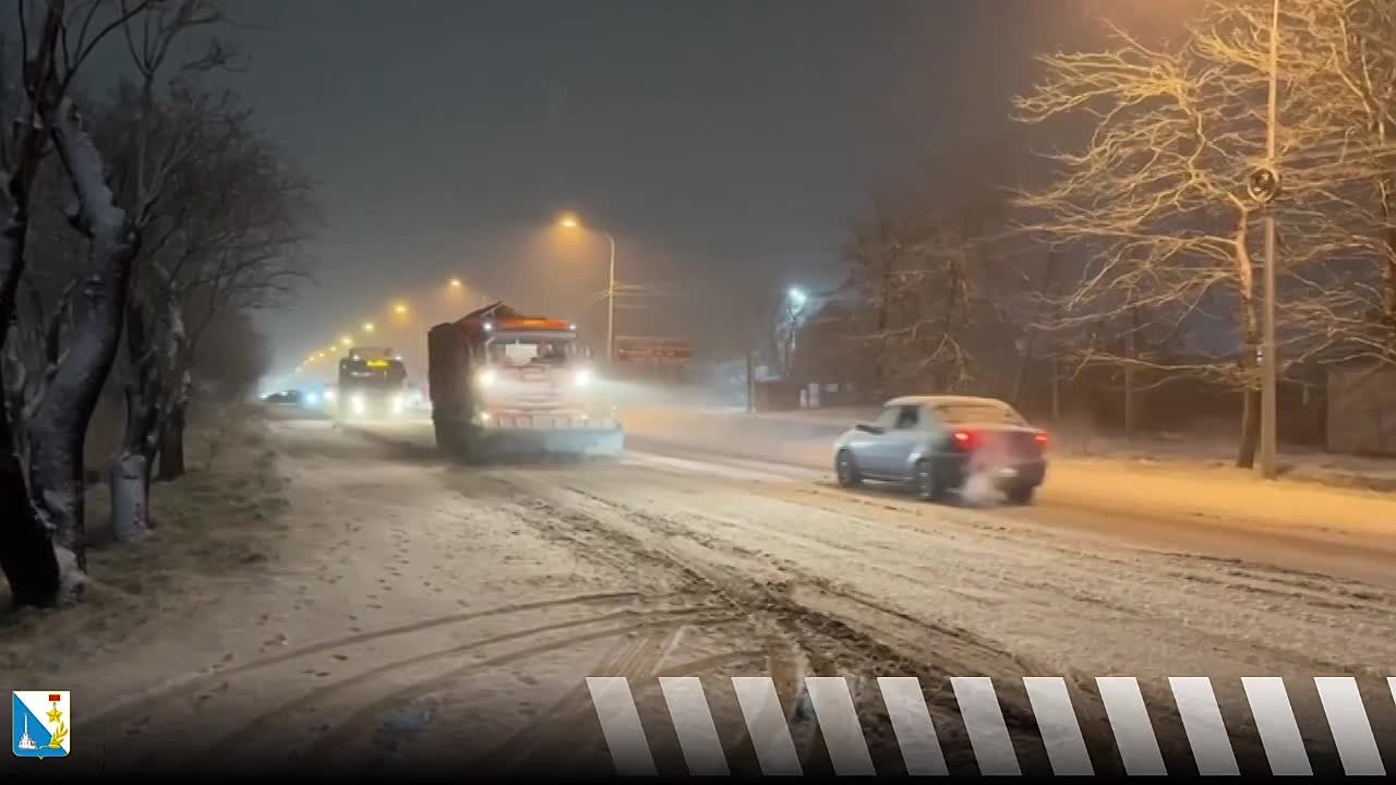 Севавтодор ликвидирует последствия непогоды