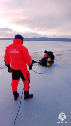 В Приморском крае под лёд провалились пять машин