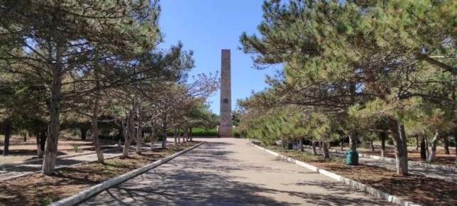В Севастополе благоустроят часть парка вокруг обелиска Памяти на Фиоленте, вблизи остановки «Автобат»