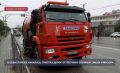 Очистка дорог от песчано-соляной смеси и мусора началась в Севастополе