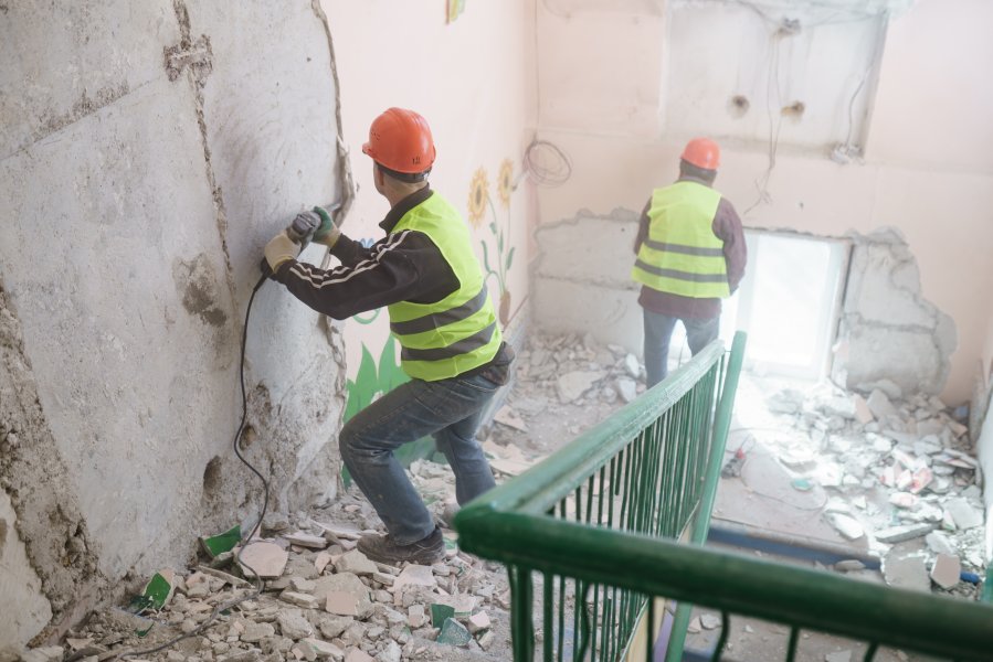 Детский сад № 32 в Севастополе капитально ремонтируют по президентской программе