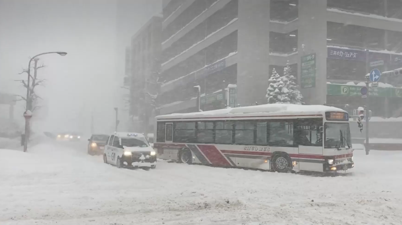 В Японии из-за снегопадов погибли 28 человек