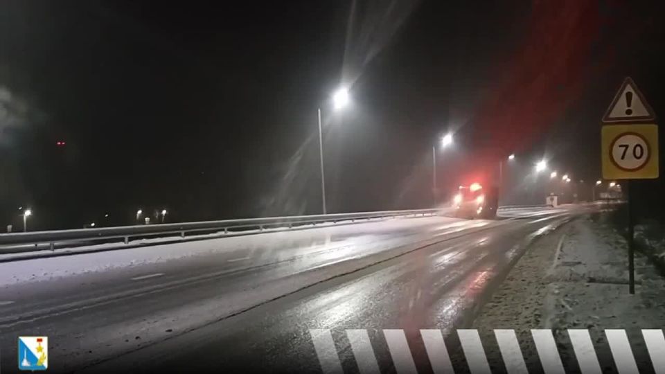 Дорожные службы работают в круглосуточном режиме