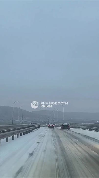 Обстановка на трассе "Таврида" от Севастополя до Симферополя