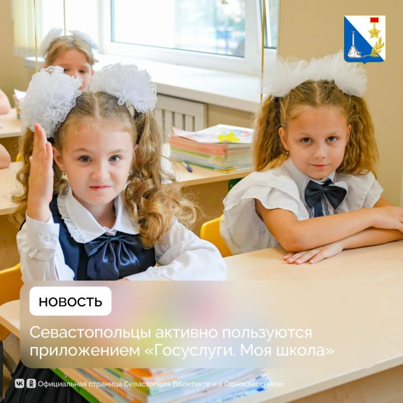 Более 21 500 севастопольцев уже пользуются мобильным приложением «Госуслуги. Моя школа»