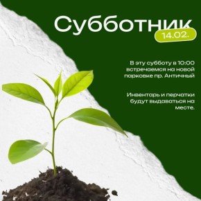 В Гагаринском районе Севастополя пройдёт субботник