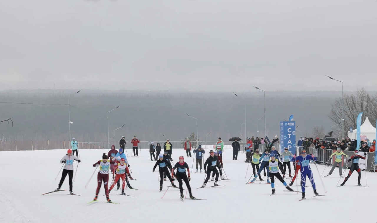 1 500 белгородцев приняли участие в «Лыжне России»