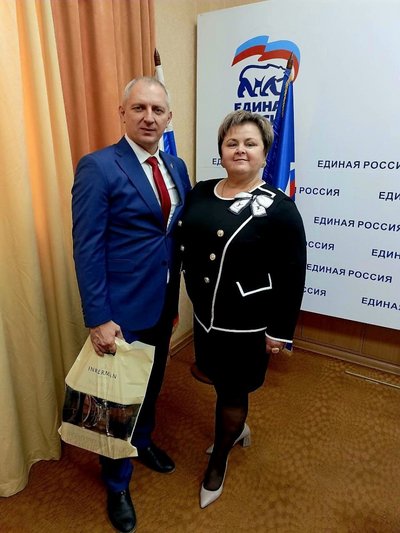 Инна Гончарова поздравила главу движения «Отцы России» с Днем защитника Отечества