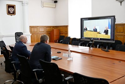 Владимир Немцев принял участие в заслушивании отчета Правительства РФ в режиме ВКС