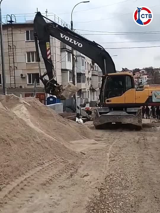 Реконструкция спуска Адмирала Октябрьского выполнена на 76%