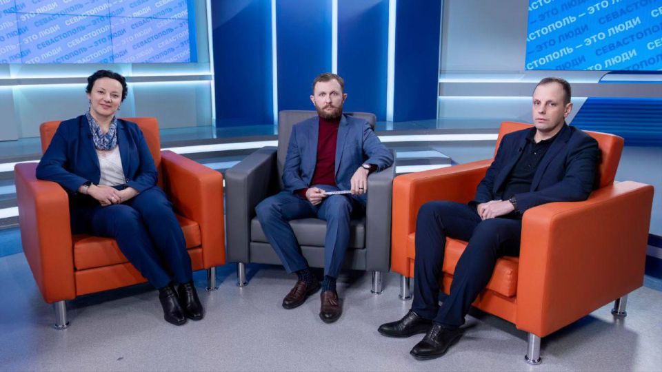 Мария Литовко: Совместно с героями программы "Севастополь — город героев" приняла участие в эфире «Севастополь решает» на «СТВ»