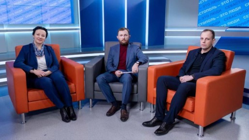 Мария Литовко: Совместно с героями программы "Севастополь — город героев" приняла участие в эфире «Севастополь решает» на «СТВ»