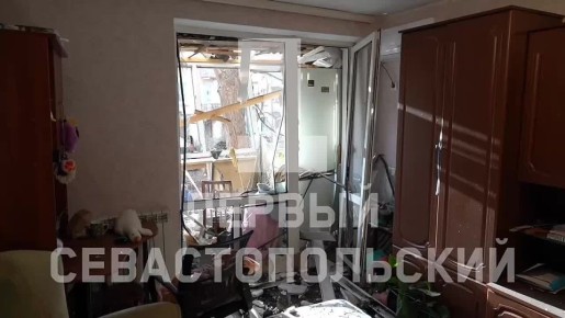 Комиссии работают в домах, пострадавших от ночной атаки ВСУ в Севастополе