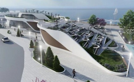 На набережной возле пляжа «Парк Победы» планируют построить двухэтажный развлекательный центр