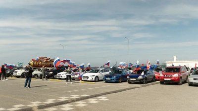 Денис Кондратьев принял участие в масштабном автопробеге в честь Русской весны