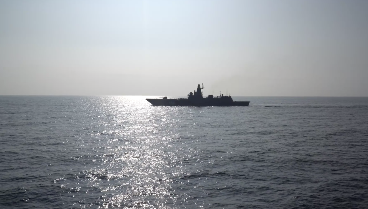 Учения фрегата «Адмирал Головко» прошли в Баренцевом море