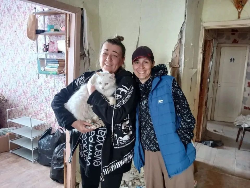 6 дней без еды и воды. Кота, пропавшего после взрыва в многоэтажке Севастополя, нашли