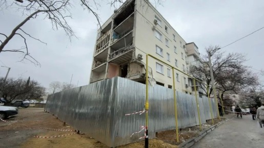 В Севастополе восстанавливают жилые дома на улице Корчагина