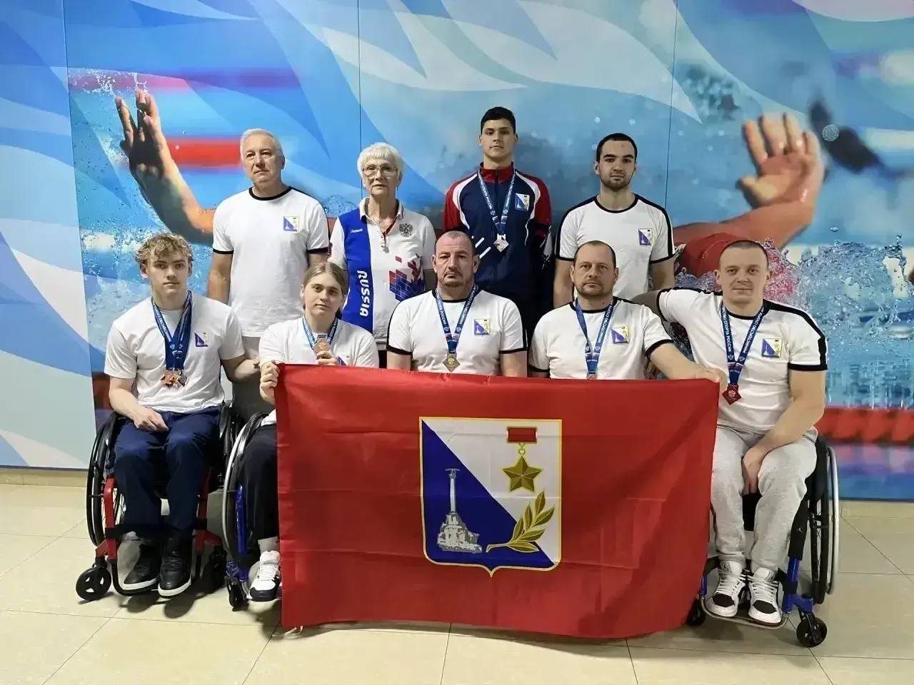 Михаил Развожаев: Шесть медалей завоевали севастопольские спортсмены на чемпионате России по плаванию по спорту лиц с поражением опорно-двигательного аппарата
