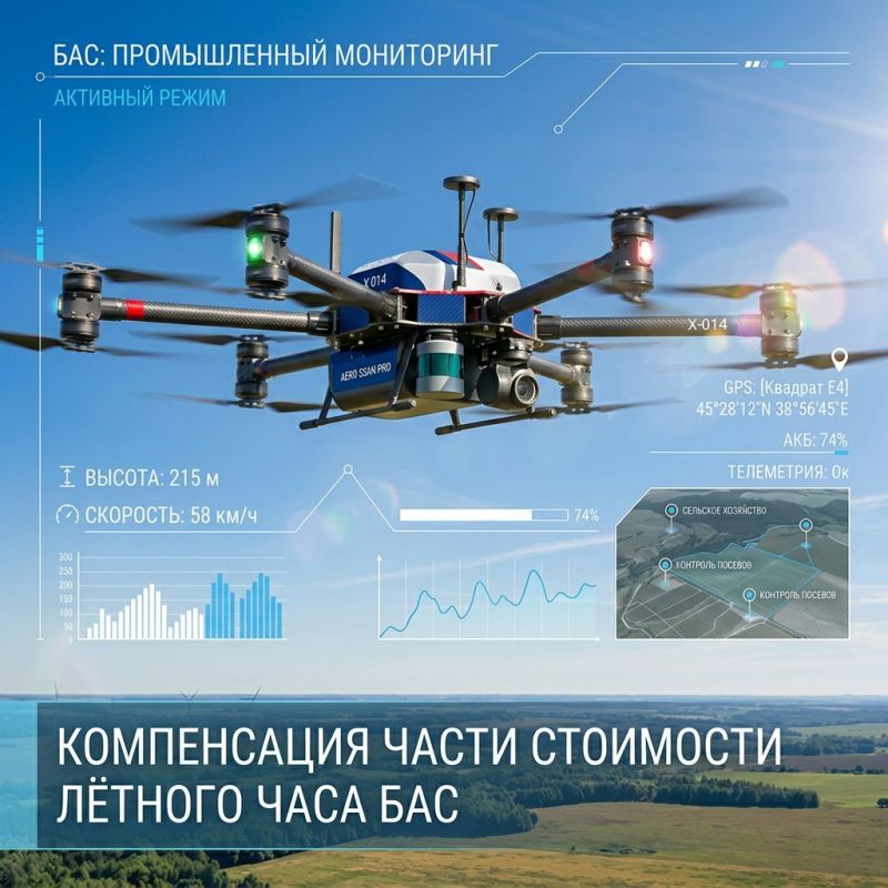 Компенсация части стоимости лётного часа БАС