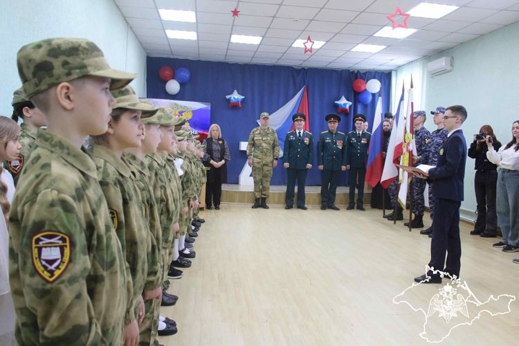 Очередной подшефный Росгвардии класс открылся в Крыму