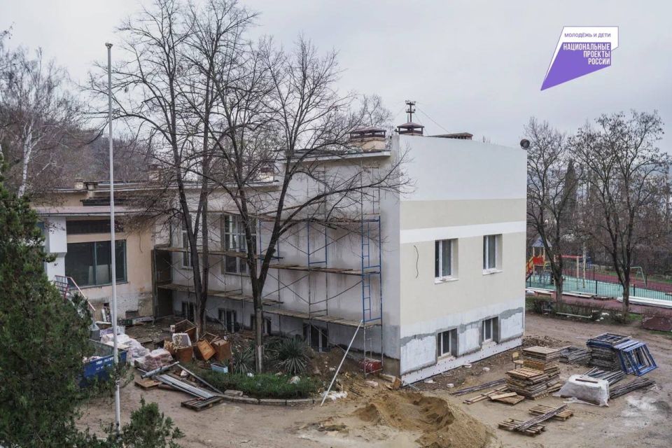 В школе № 28 в посёлке ГРЭС ремонт выполнен на 40%