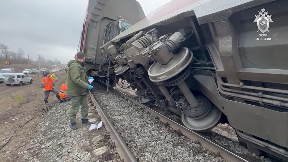 Предварительной причиной происшествия в Ульяновской области послужило ненадлежащее техническое состояние железнодорожного полотна – СК РФ