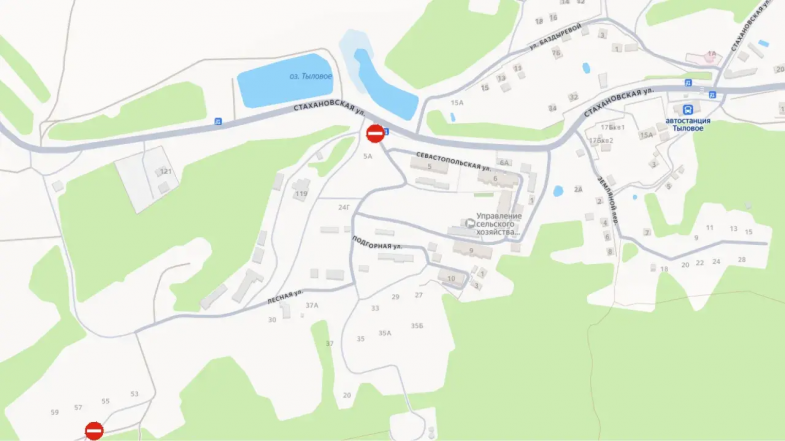 С 15 апреля на улице Лесной в селе Тыловое ограничат движение транспорта