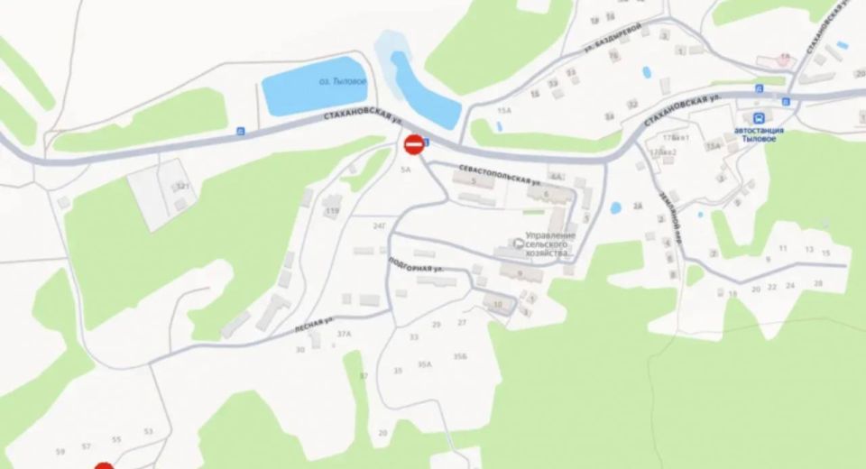 С 15 апреля на улице Лесной в селе Тыловое ограничат движение транспорта