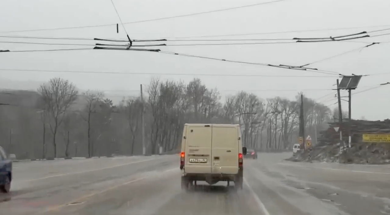 На Ай-Петри и Ангарском перевале выпал мокрый снег