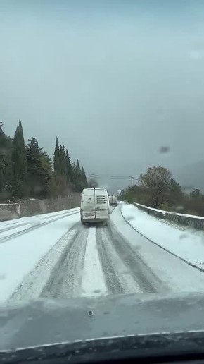 Уходящая натура: апрельский снег в районе Ласпи