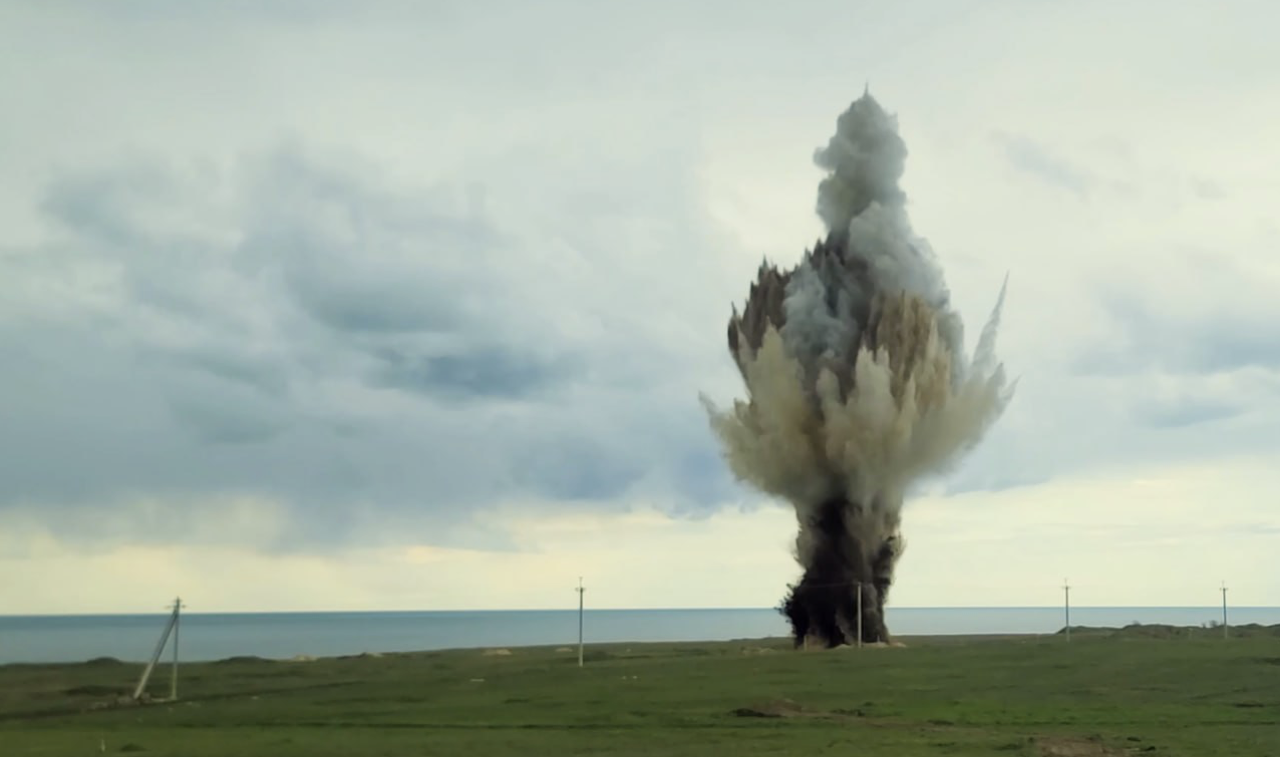 В Крыму уничтожили авиабомбу времён Великой Отечественной войны