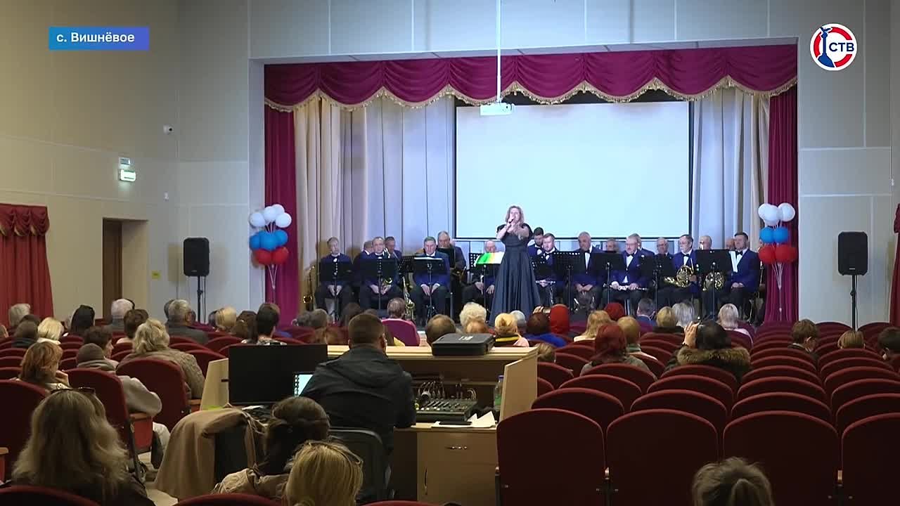 В селе Вишневом прошел концерт севастопольского проекта «Путь к Победе»