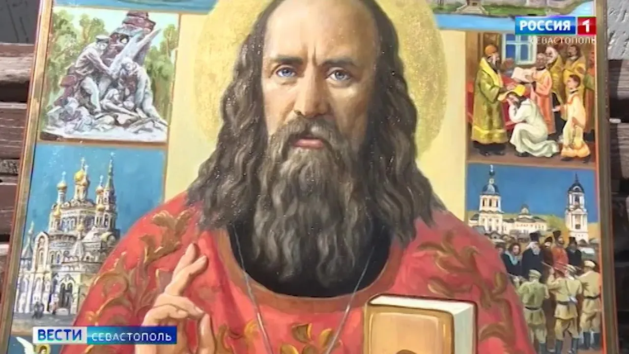 В Севастополь передали икону священномученика, служившего на крейсере «Адмирал Макаров»