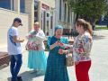 В Херсонесе раздали 800 георгиевских ленточек