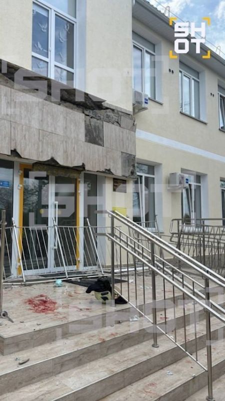 Первый кадр с места ЧП в Севастополе