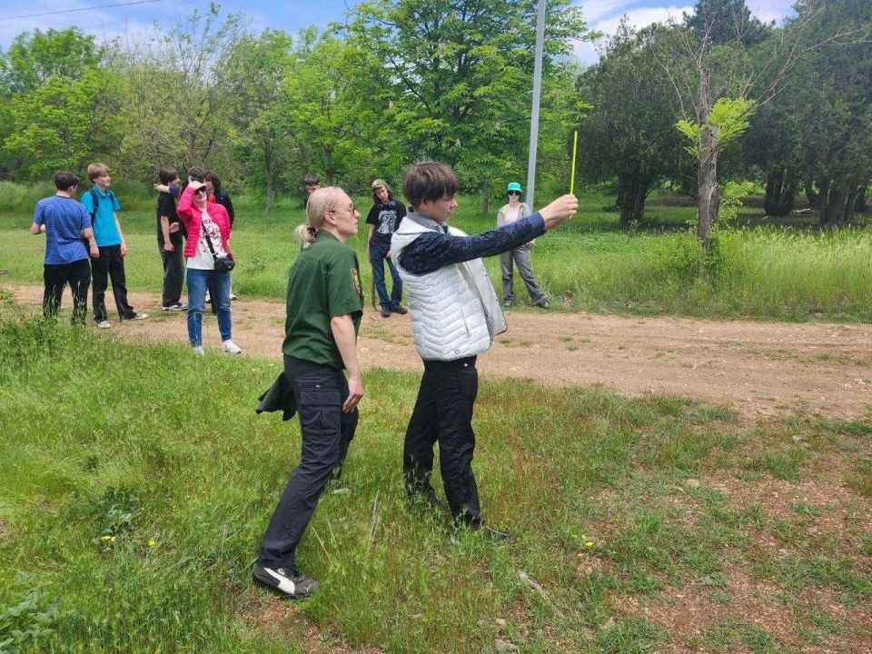 С юными экологами провели занятия на природе!
