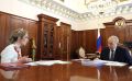 День защиты детей Владимир Путин провёл в Кремле рабочую встречу с Уполномоченным при Президенте по правам ребёнка Марией Львовой-Беловой