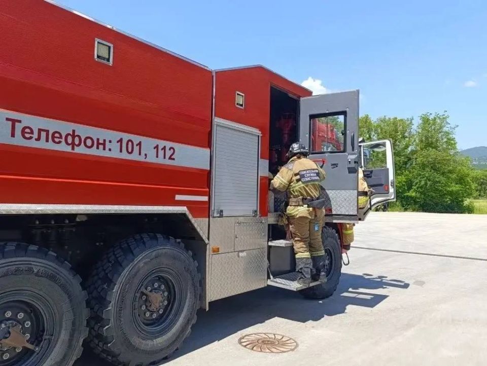 В 11й пожарноспасательной части Спасательнойслужбы Севастополя в селе Павловка начала работугазодымозащитная служба