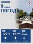 Сегодня температура воздуха в городе поднимется до +22, день будет ясным, без осадков и почти безветренным