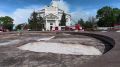 После пожара в Панораме спасли лишь несколько фрагментов полотна