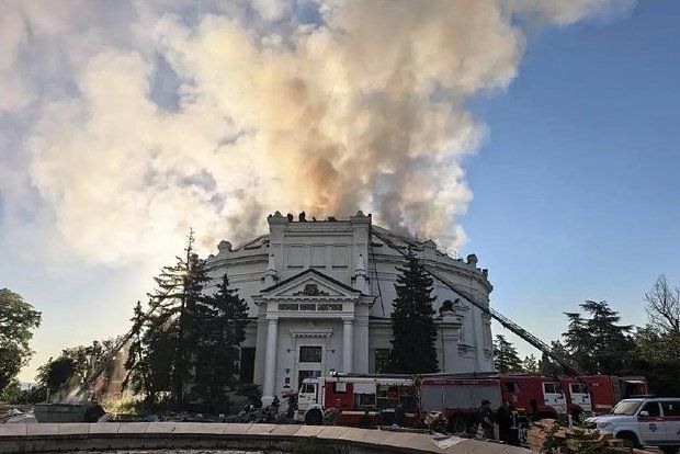 Пожару в здании панорамы «Оборона Севастополя» после удара ВСУ присвоили четвертый ранг