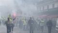 Железнодорожники массово протестуют в Париже
