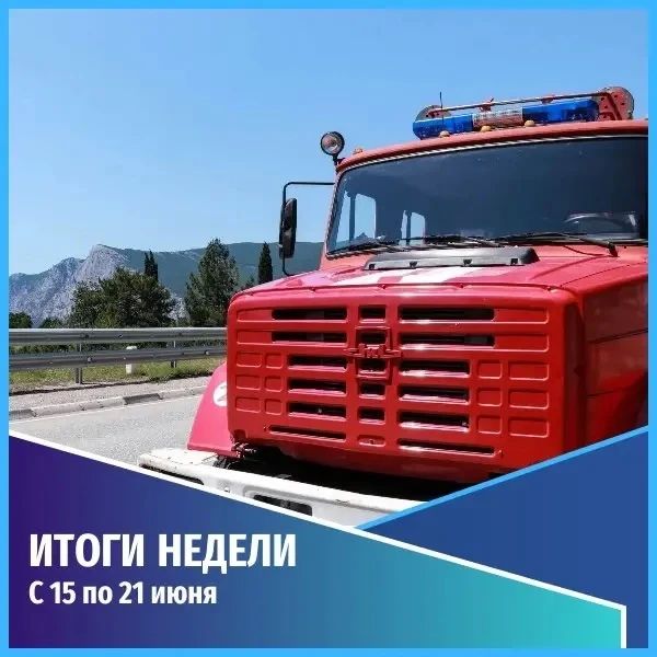 Общественная безопасность. События недели с 15 июня по 21 июня