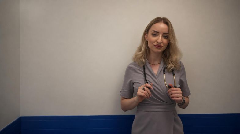 В детской поликлинике Севастополя работает молодой специалист Вероника Кулик